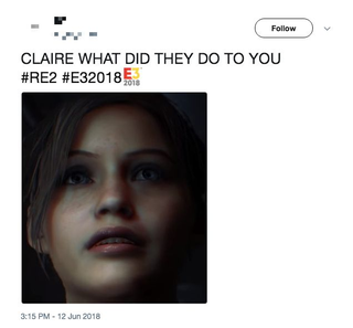 Illustration for article titled Some Fans Aren't Feeling Resident Evil 2's Remake FacesÂ